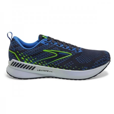 Brooks Men's Levitate GTS 5 India Ink/Blue/Green Gecko