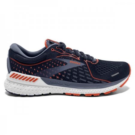 Brooks Men's Adrenaline GTS 21 Navy/Red Clay/Gray