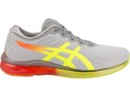 ASICS | WOMEN'S GEL-QUANTUM INFINITY - Mid Grey/Flash Coral