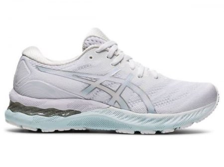 ASICS | WOMEN'S GEL-NIMBUS 23 - White/Pure Silver