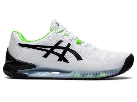 ASICS | MEN'S GEL-Resolution 8 - White/Green Gecko