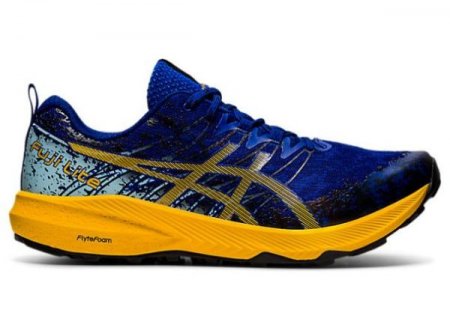 ASICS | MEN'S FUJI LITE 2 - Monaco Blue/Sunflower