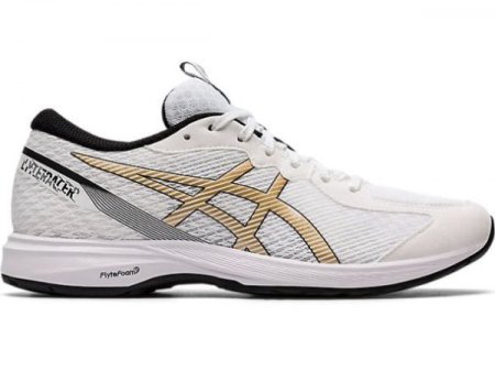 ASICS | WOMEN'S LYTERACER 2 - White/Pure Gold