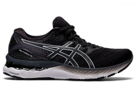 ASICS | WOMEN'S GEL-NIMBUS 23 (D) - Black/White