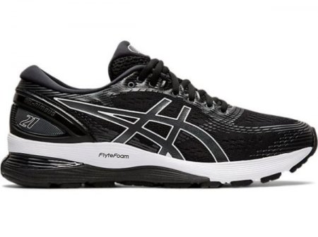 ASICS | WOMEN'S GEL-NIMBUS 21 - Black/Dark Grey