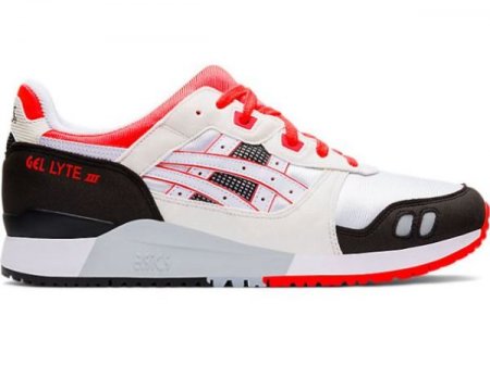 ASICS | MEN'S GEL-LYTE III - White/Flash Coral