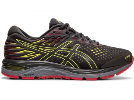 ASICS | MEN'S GEL-CUMULUS 21 G-TX - Graphite Grey/ Sour Yuzu