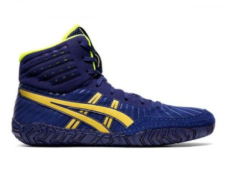 ASICS | MEN'S Aggressor 4 - Drive Blue/Rich Gold