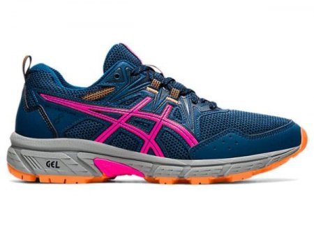 ASICS | WOMEN'S GEL-VENTURE 8 (D) - Mako Blue/Pink Glo