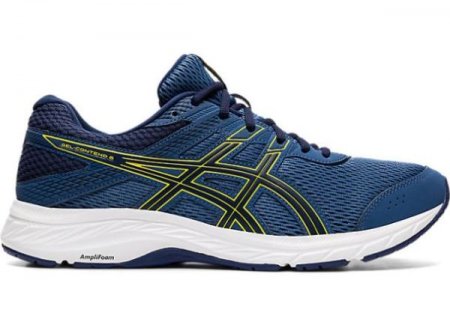 ASICS | MEN'S GEL-CONTEND 6 - Grand Shark/Vibrant Yellow