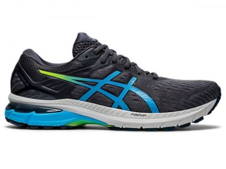 ASICS | MEN'S GT-2000 9 (2E) - Carrier Grey/Digital Aqua