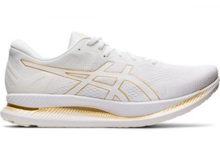 ASICS | WOMEN'S GLIDERIDE - White/Pure Gold